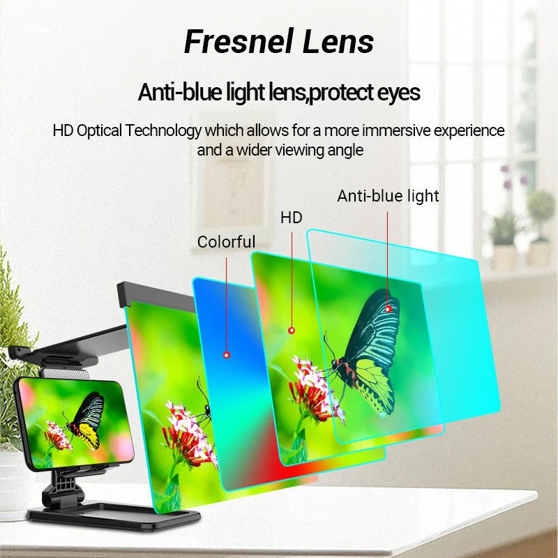 Mobile Phone Screen Amplifier For IPad Movie Folding Shading 3D Screen